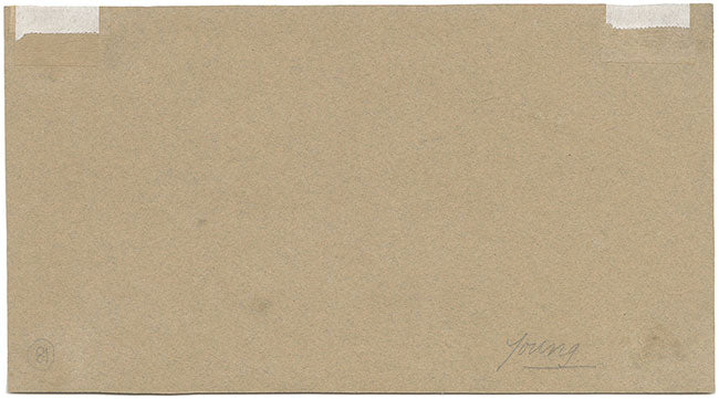 Young, Boat in Estuary Dry Dock – Original early 19th-century gouache painting