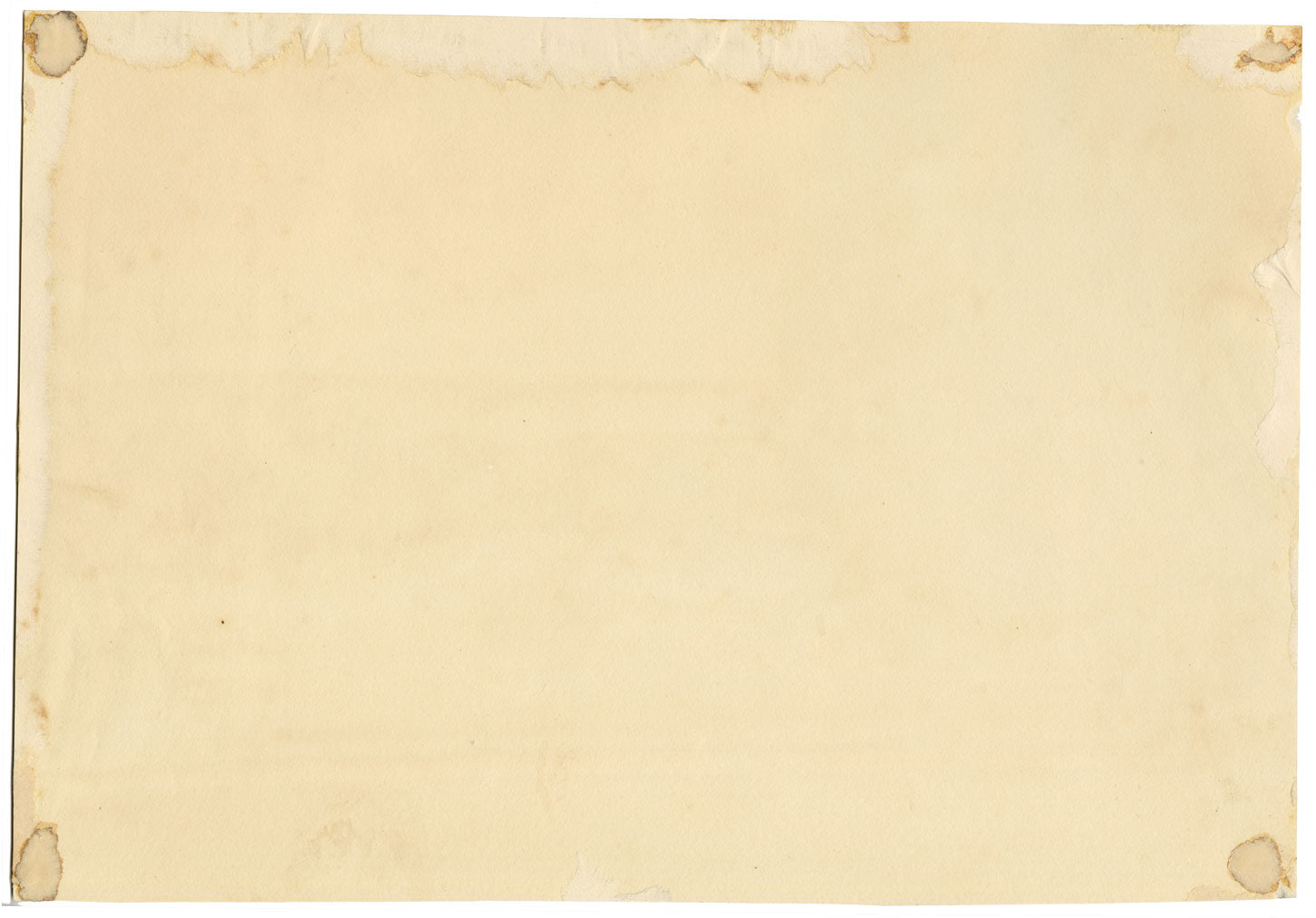 Parco sul lago di Ginevra, Svizzera – acquerello della metà del XIX secolo