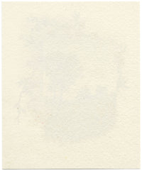 E.J.R., Trompe l'oeil Landscape Painting with Flowers – c.1880s watercolour