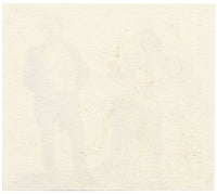 Pareja de la alta sociedad en traje de gala – Pintura original en acuarela de la década de 1880