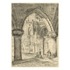 Winyfrede Margaret Challis, St Mark's Basilica, Venice – C19th graphite drawing