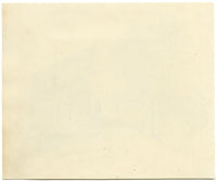 Edificio de iglesia con figura: dibujo original en grafito de principios del siglo XIX