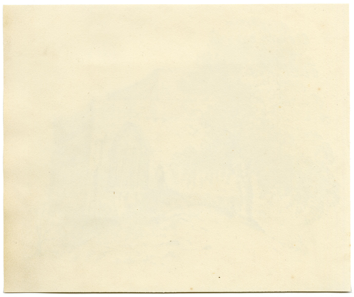 Edificio de iglesia con figura: dibujo original en grafito de principios del siglo XIX