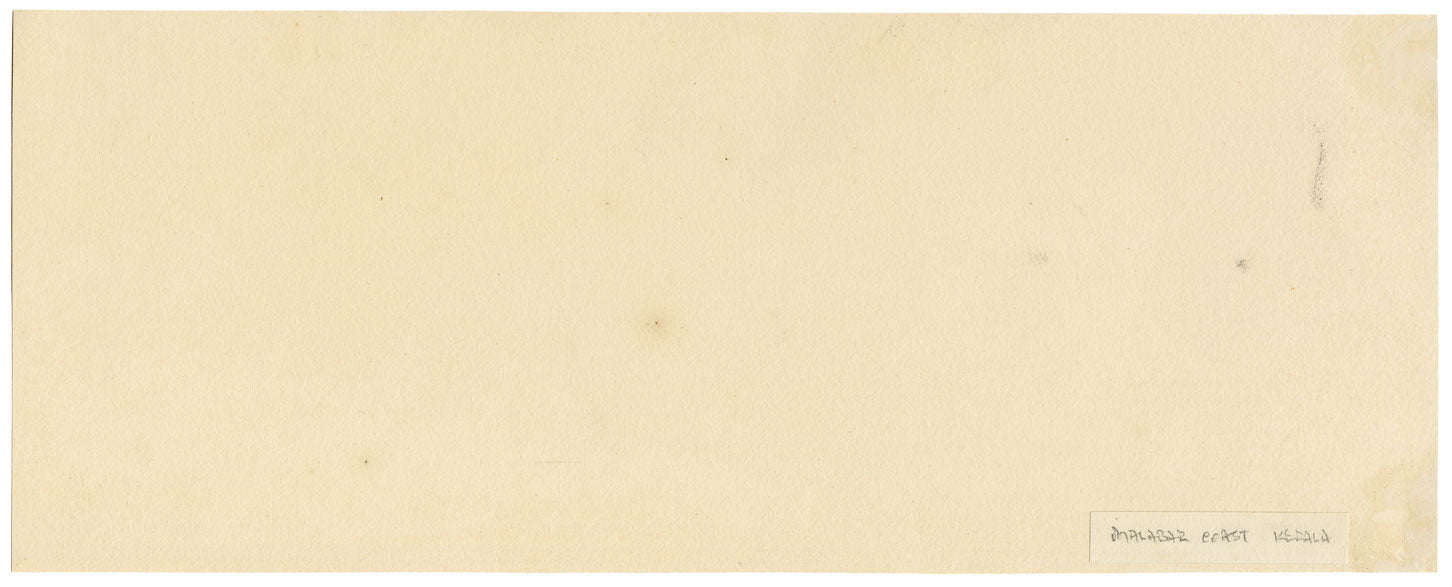 A.H. Walker, Malabar Coast of Kerala, India – Original 1873 watercolour painting