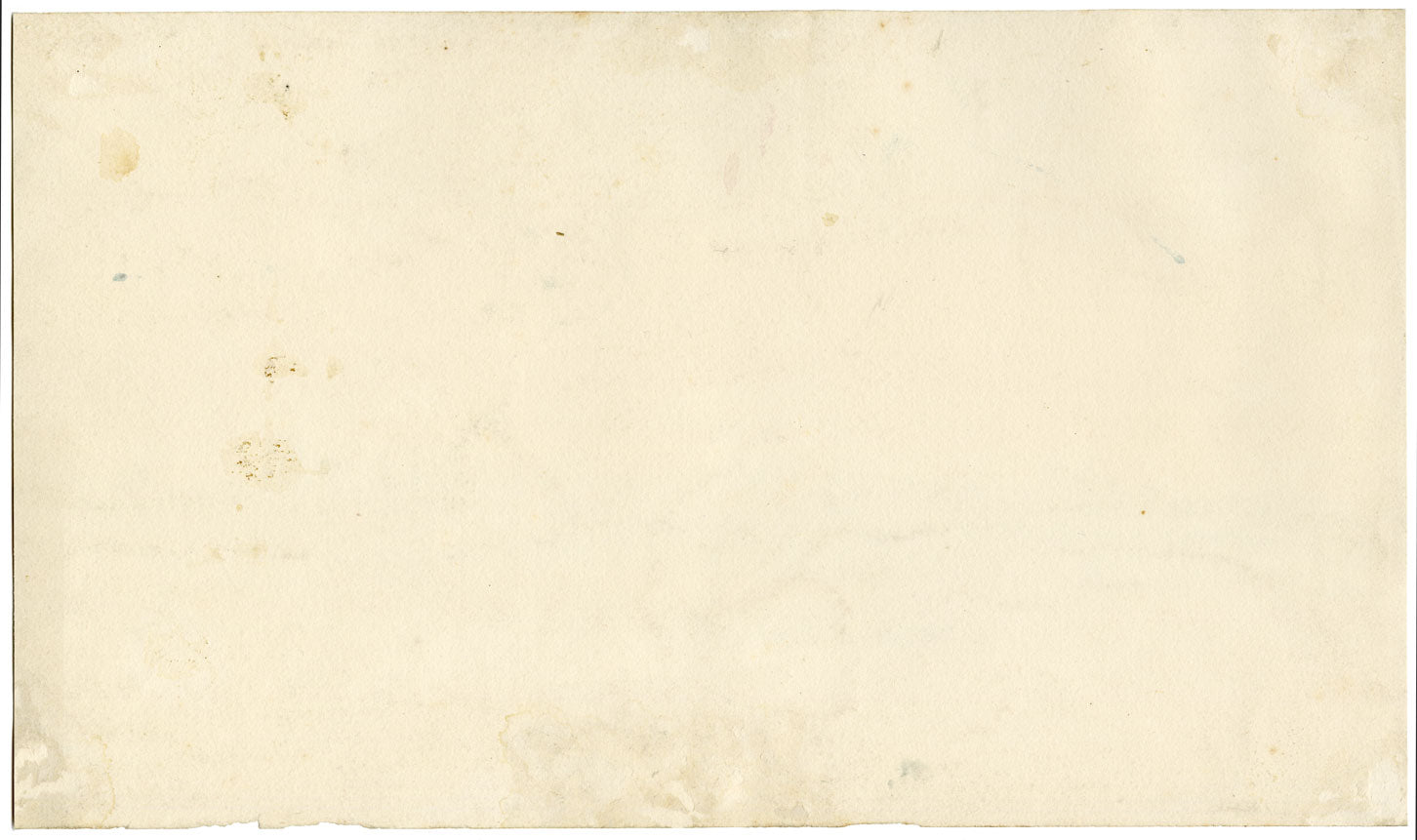 A.H. Walker, Fisherman's Village on the Hooghly India –1873 watercolour painting