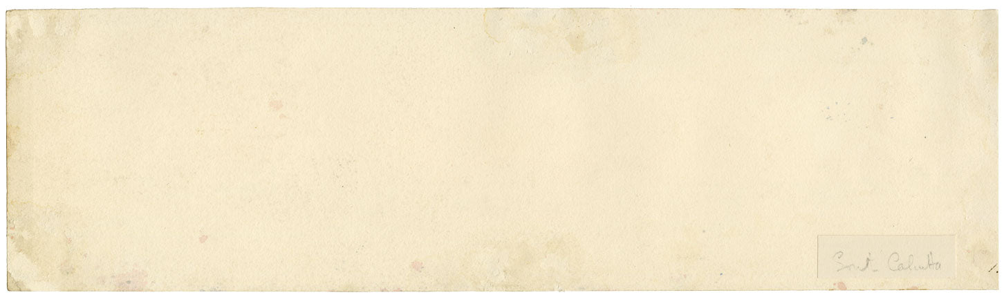 A.H. Walker, Diamond Harbour, Hooghly River, India – 1873 watercolour painting