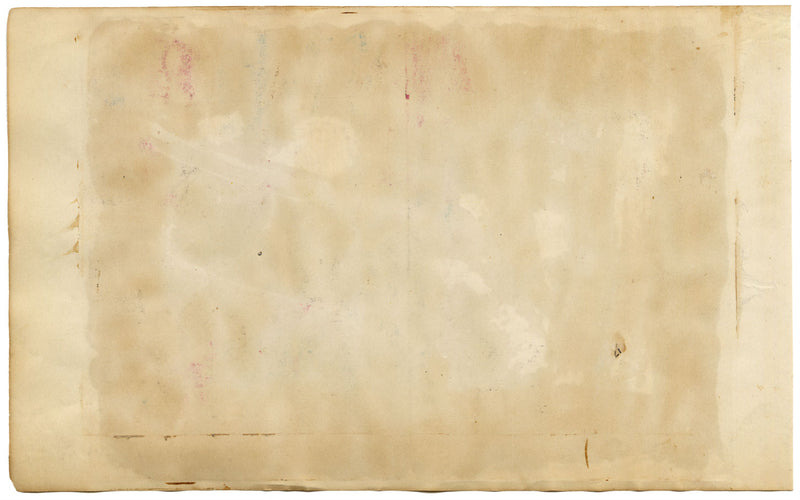 Edouard T. Vieux, Queen Victoria in Bed at Osborne House Cartoon –c.1890 drawing