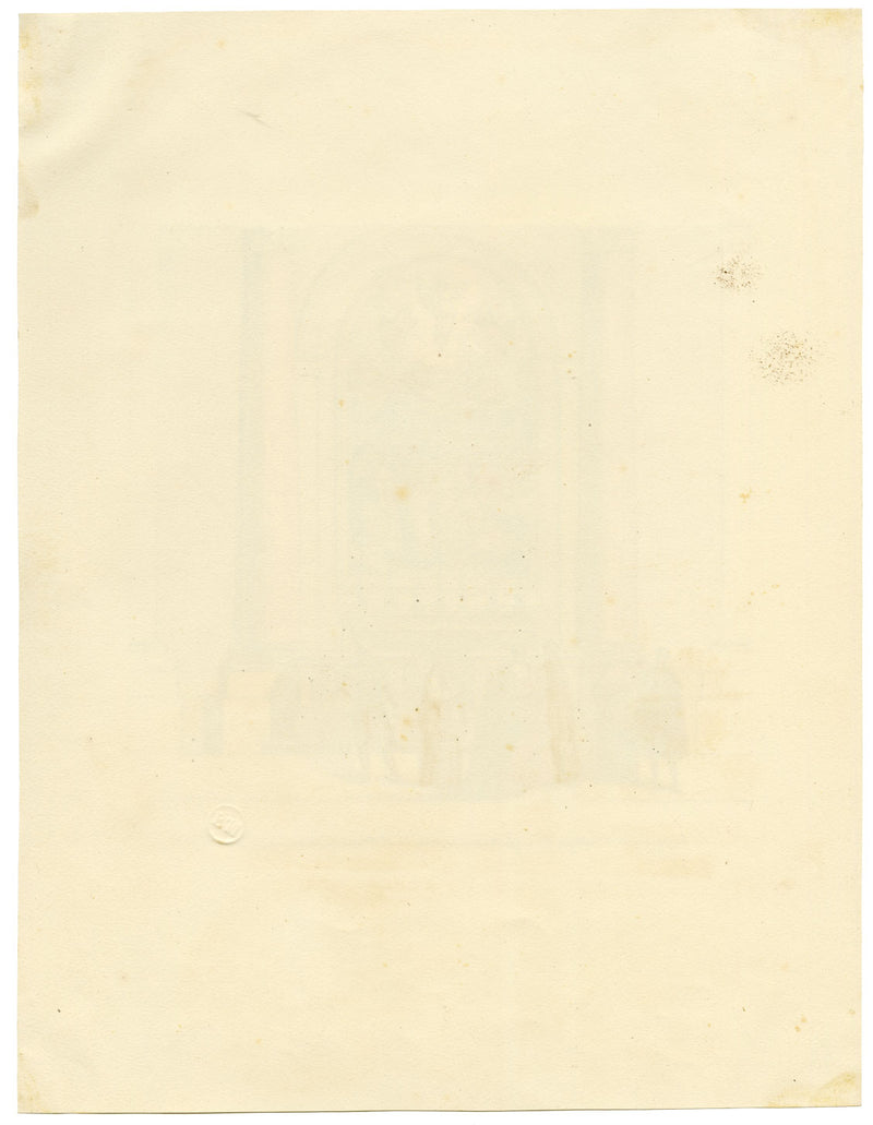 Giosuè Meli, Mosaico de la Transfiguración de Rafael, Basílica de San Pedro, Vaticano – c.1840, acuarela