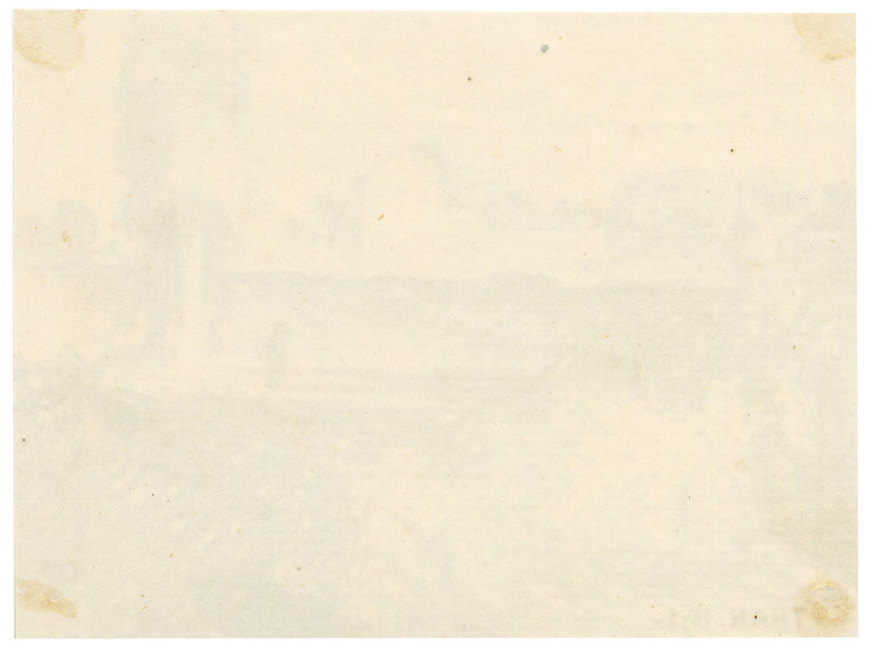 Sir James Peile, Fort at Thana, Maharashtra, India – 1878 watercolour painting