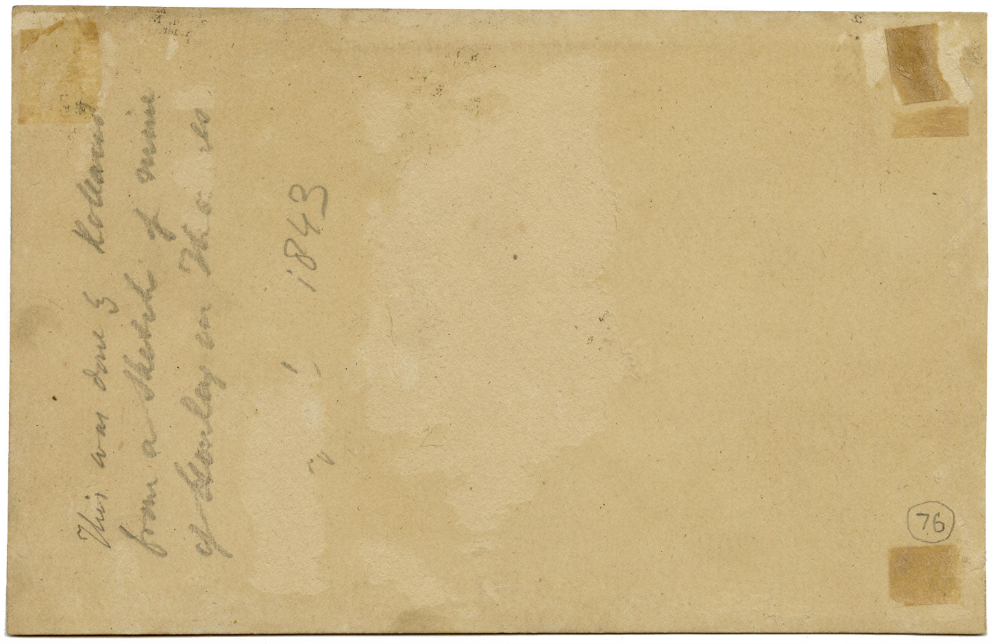 Rolland, Landscape View, Henley-on-Thames – Original 1843 watercolour painting