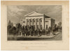 W. Radclyffe after Thomas H. Shepherd, Villa in Regent's Park – 1828 engraving