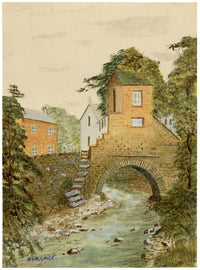 H. Taggart, Bridge House, Ambleside, Lake District – early C20th watercolour