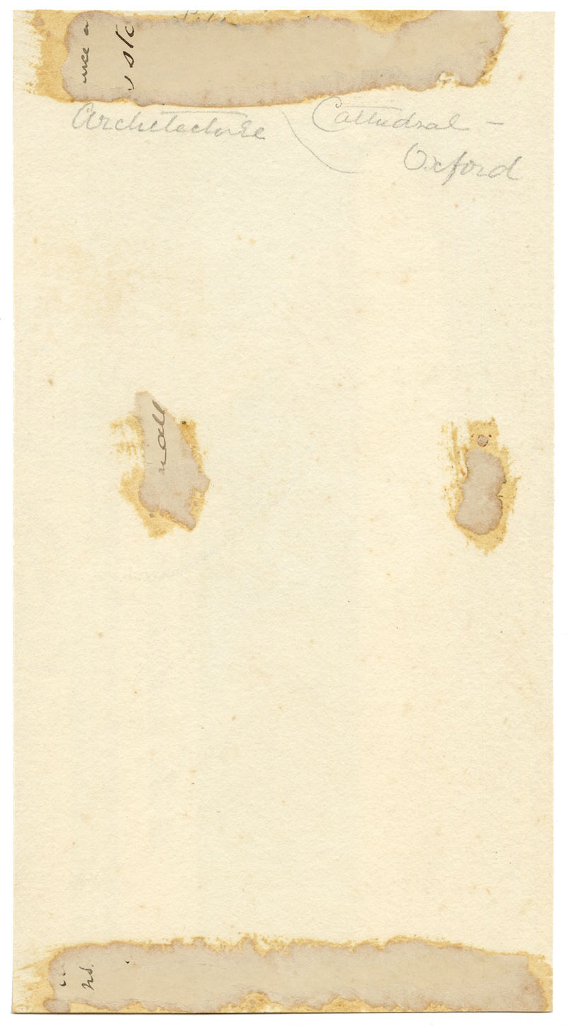 LS, Cattedrale di Christ Church, Oxford, Interno – acquerello del 1893