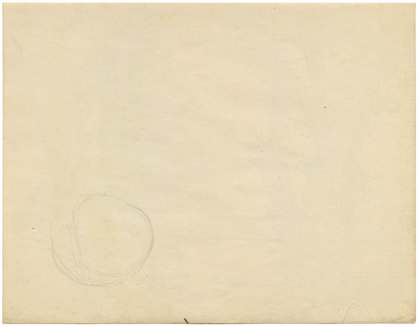 Eleanor Hughes RI, Granja entre árboles, East Sussex – acuarela de 1920