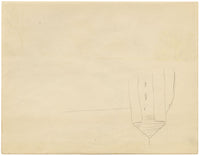 Eleanor Hughes RI, Udimore Landscape, East Sussex – 1920 graphite drawing