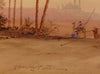 Robert Murdoch Wright, Accampamento beduino vicino al Cairo, Egitto – acquerello del 1900