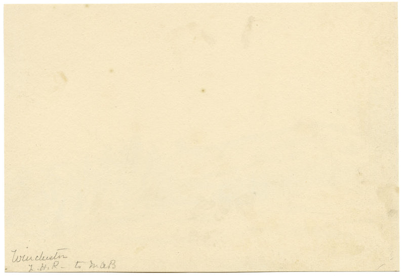 Jane Hester Ricketts, río Itchen cerca de Winchester – dibujo a grafito de la década de 1840