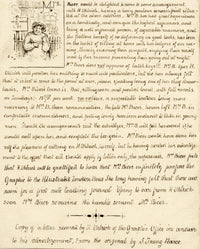Satirical Handwritten Letter to The Graphic Newspaper – late 19th-century
