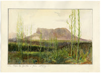 Whylock Pendavis, Corps de Garde Mountain, Mauritius –1880s watercolour painting
