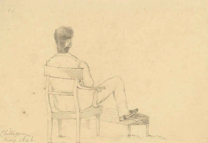 M.A. (Ricketts) Buckland, Charles T. Buckland, Chittagong, Bengal – 1846 drawing