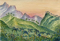 Cmdr Alfred M. Causton RN, Fiji Island, South Pacific –1873 watercolour painting