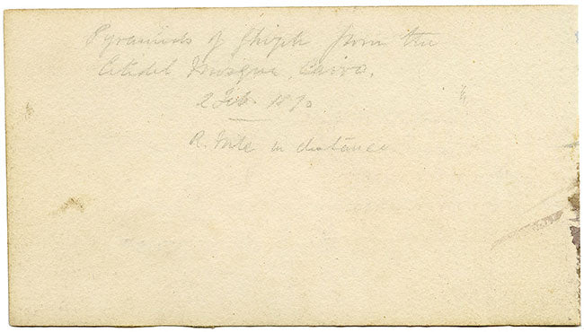 Cmdr Alfred M. Causton RN, Fort Saint Elmo, Malta – 1870 watercolour painting