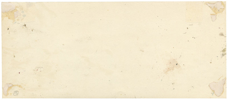 Alexandre Dupendant, Vision of Peace; Figure on Coast – c.1870 gouache painting