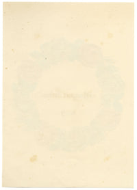 Pink Rose Garland Dedication – Original 1829 watercolour painting