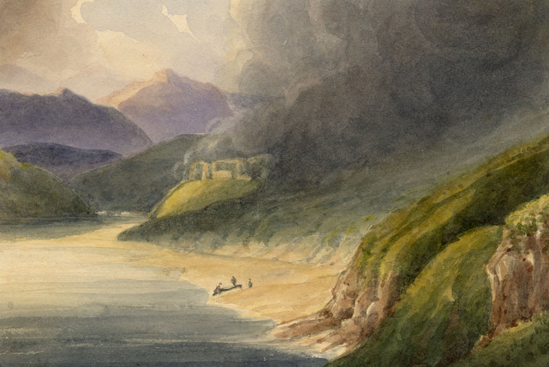 Jane D. Harvey, Study in Light & Shade – mid-19th-century watercolour painting