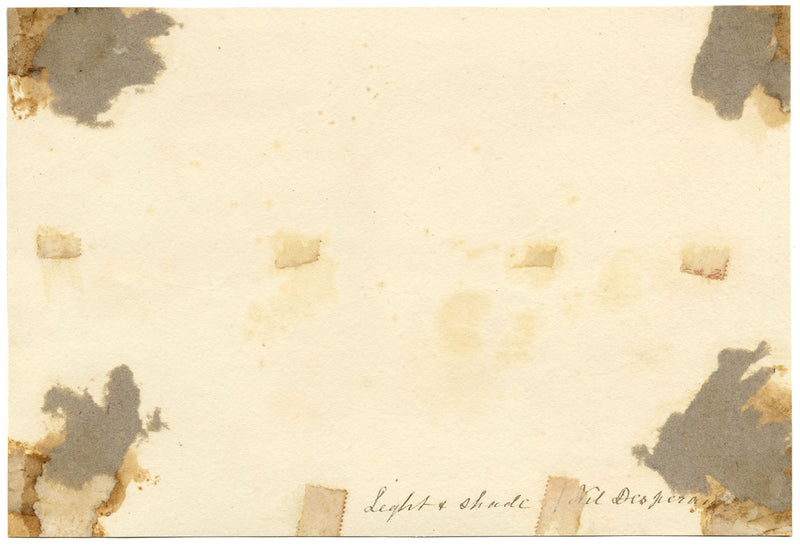 Jane D. Harvey, Study in Light & Shade – mid-19th-century watercolour painting