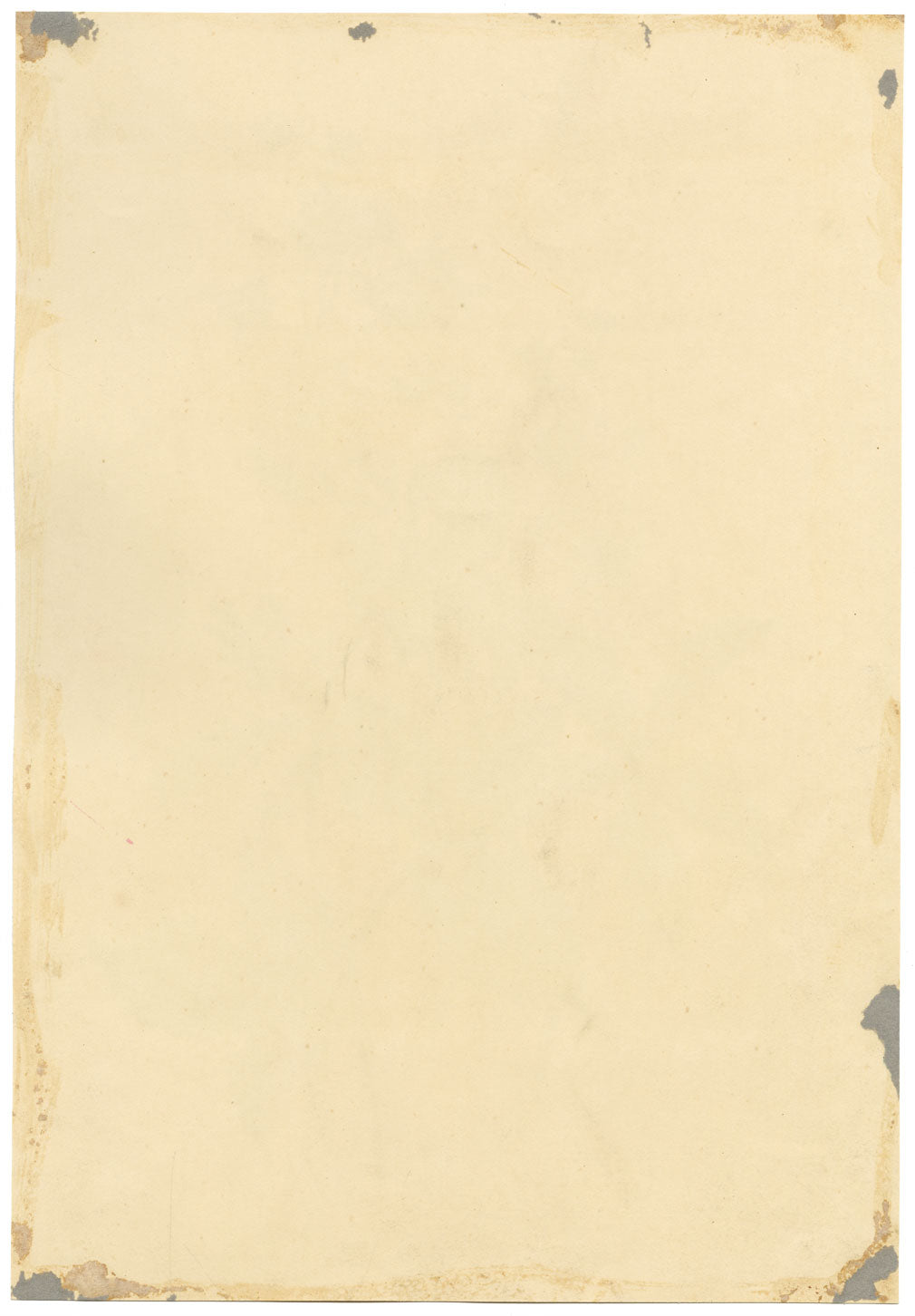 E.B.R., Cinquefoils (Potentilla) Flower – Original 1834 watercolour painting