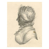 Louisa C. Paris, Silhouette Portrait of a Woman – early C19th graphite drawing