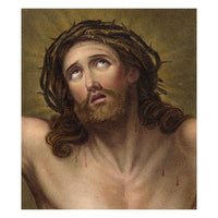 Christ with Crown of Thorns after Guido Reni – early C19th watercolour painting