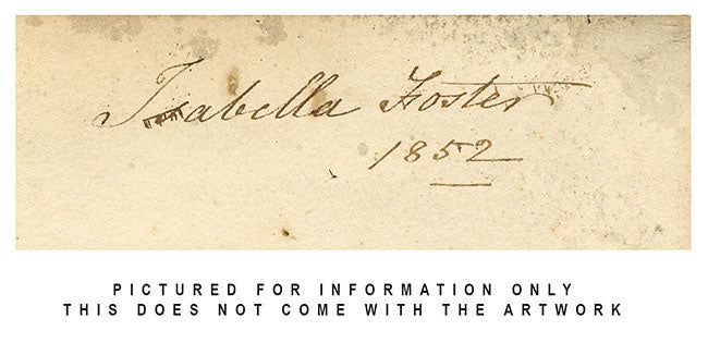 Isabella Foster, Tomb of Absalom, Valley of Jehoshaphat, Jerusalem –1852 drawing