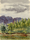 Rosa E. Neumann, Nr the Lead Mines, Derwentwater Lake District –1888 watercolour