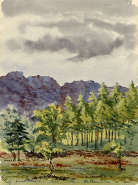 Rosa E. Neumann, Nr the Lead Mines, Derwentwater Lake District –1888 watercolour