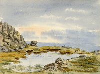 Rosa E. Neumann, Nr Harrison Stickle, Langdale Pikes, Grasmere –1888 watercolour
