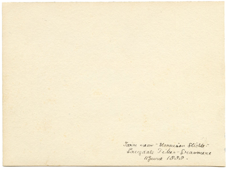 Rosa E. Neumann, Nr Harrison Stickle, Langdale Pikes, Grasmere –1888 watercolour