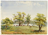 Rosa E. Neumann, CR 3rd Volunteer Battalion Camp, Tatton Park – 1888 watercolour