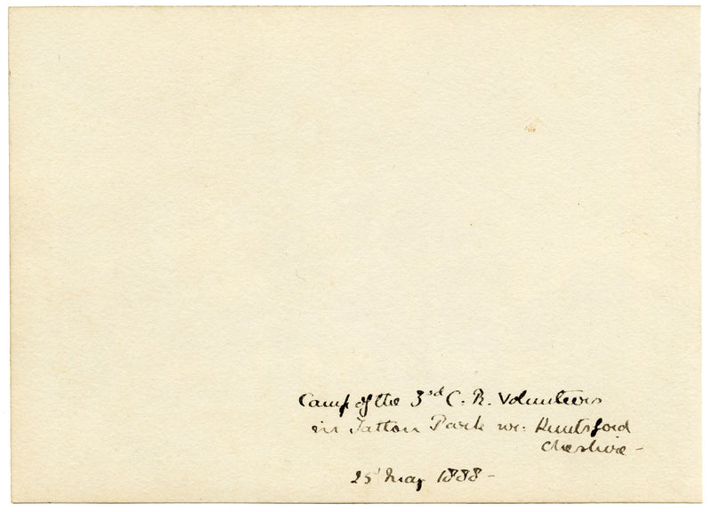 Rosa E. Neumann, CR 3rd Volunteer Battalion Camp, Tatton Park – 1888 watercolour