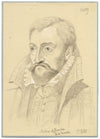 William J. Tipping, Portrait of Antoine de Bourbon, King of Navarre–1856 drawing