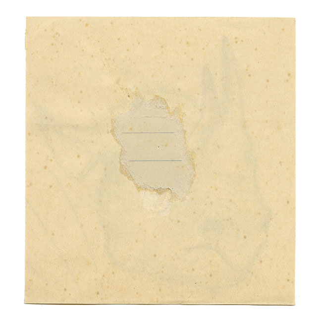 Leland M. Dundas, African Black Rhino – Original 1920s graphite drawing