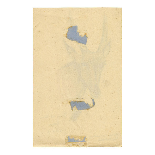 Leland M. Dundas, Young Bull Eland Antelope, Africa – 1927 watercolour painting