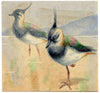 Leland M. Dundas, Lapwing Birds – Original 1920s watercolour painting