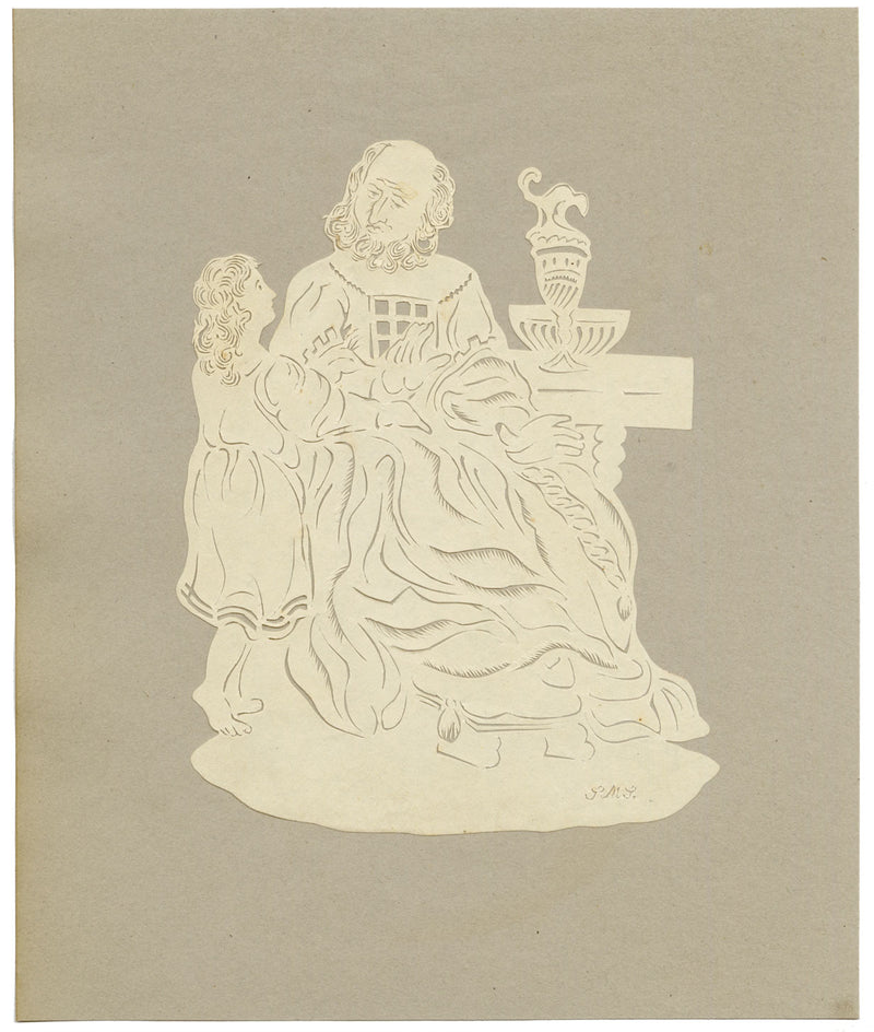S.M.S., Regency Papercut Neoclassical Holy Roman Emperor – c.1831