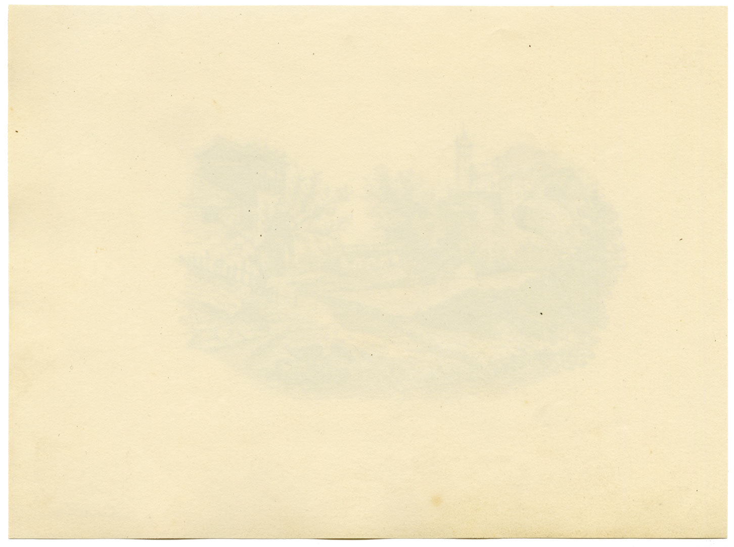 Picturesque Landscape – Original c.1831 graphite drawing