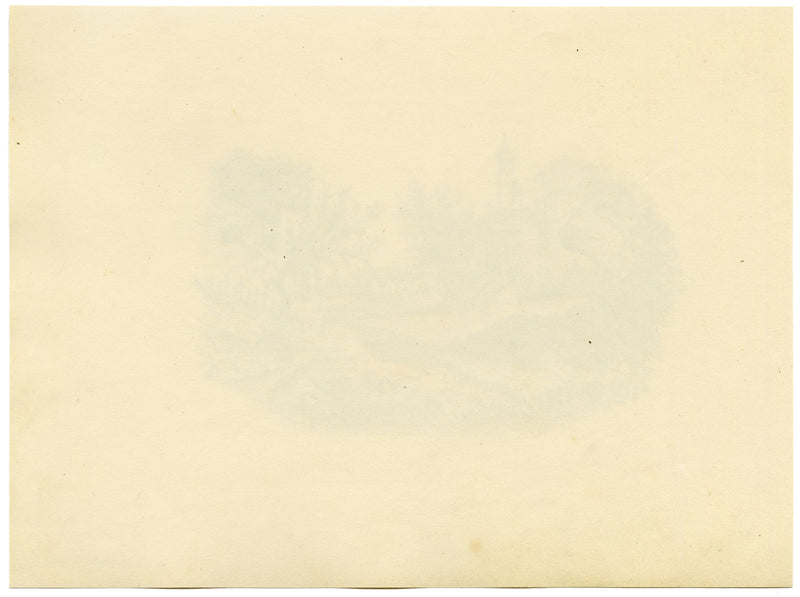 Picturesque Landscape – Original c.1831 graphite drawing