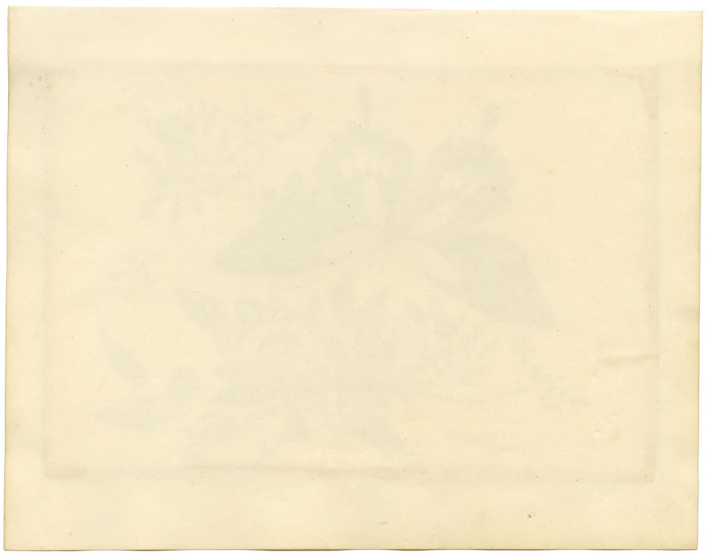 Antique 19th-century Chinese Pith Painting – Butterfly, Rose Flower & Fly