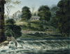 R.J. Blesard, Egglestone Abbey & River Tees nr Barnard Castle – 1834 watercolour