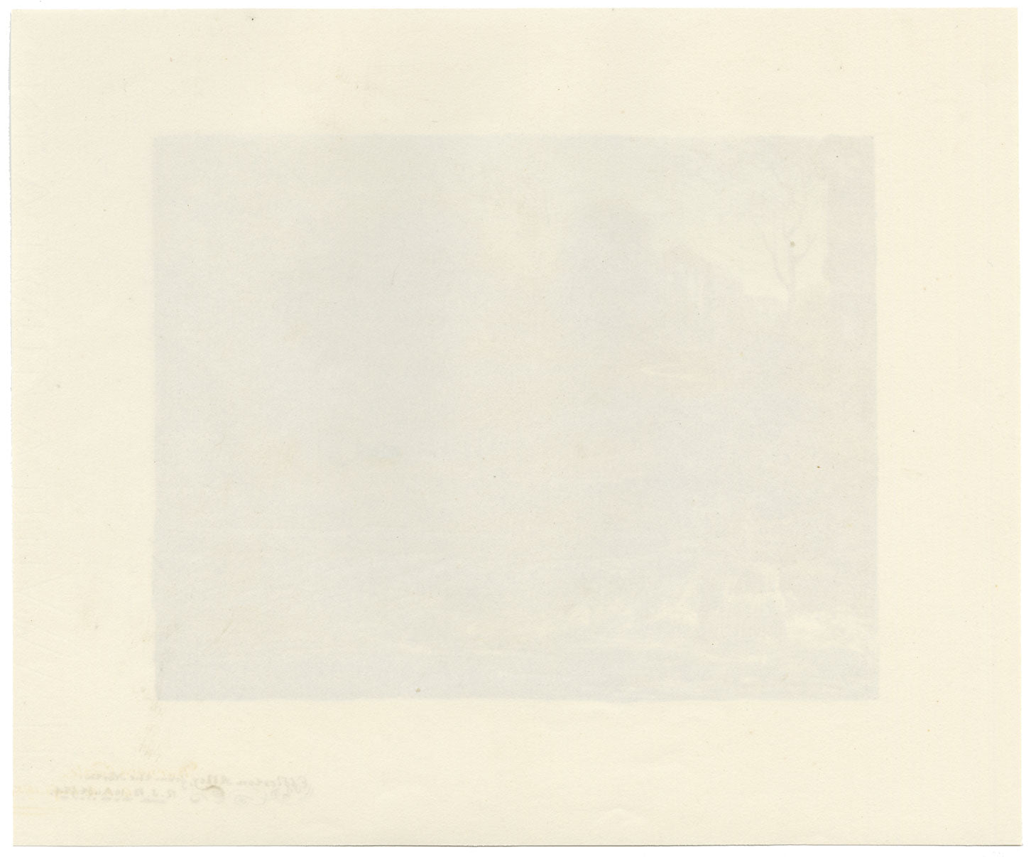 R.J. Blesard, Egglestone Abbey & River Tees nr Barnard Castle – 1834 watercolour